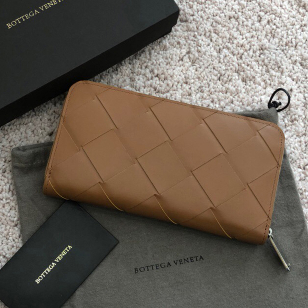 BOTTEGA VENETA 보테가베네타 지퍼 어라운드 지갑