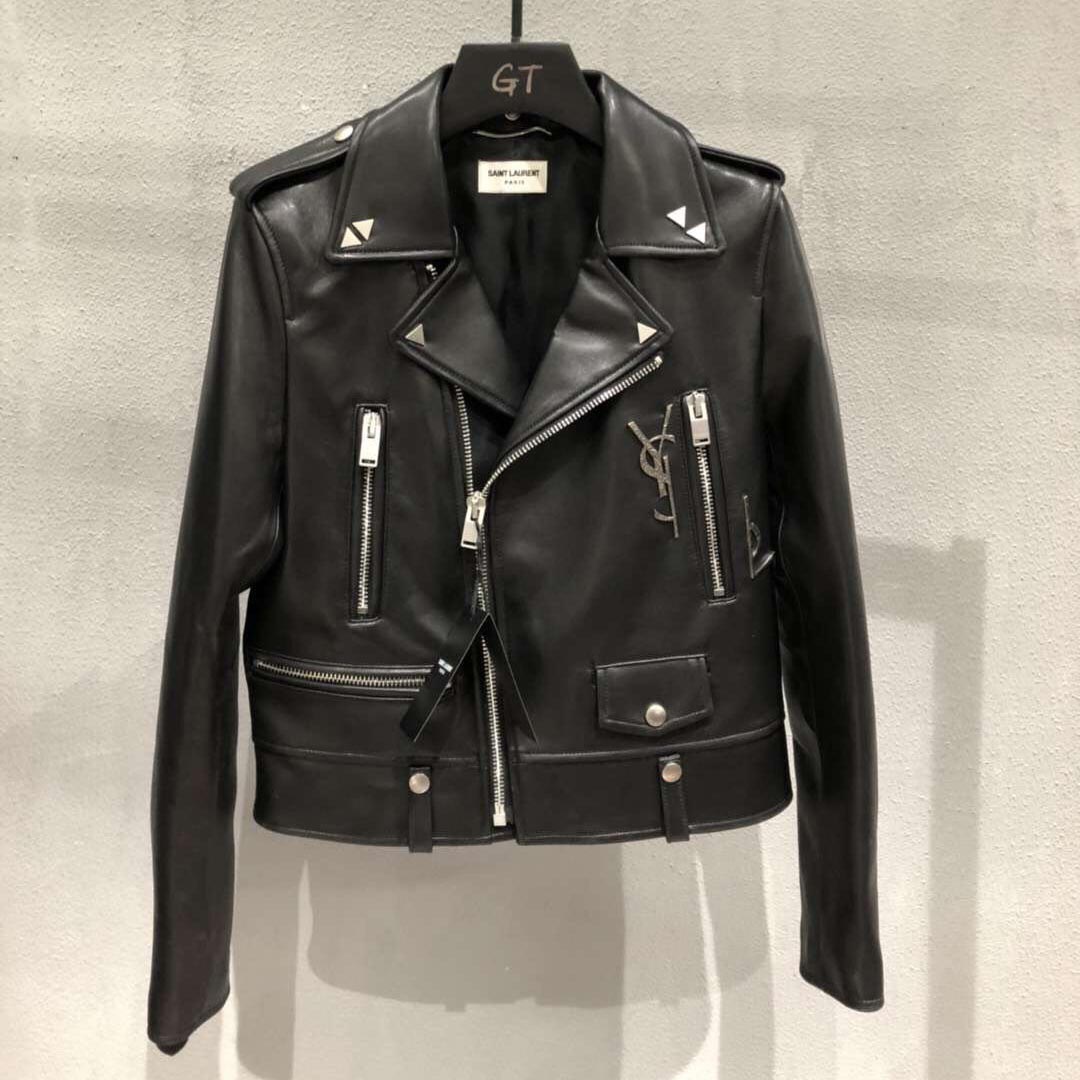 SAINT LAURENT 생로랑 가죽 점퍼